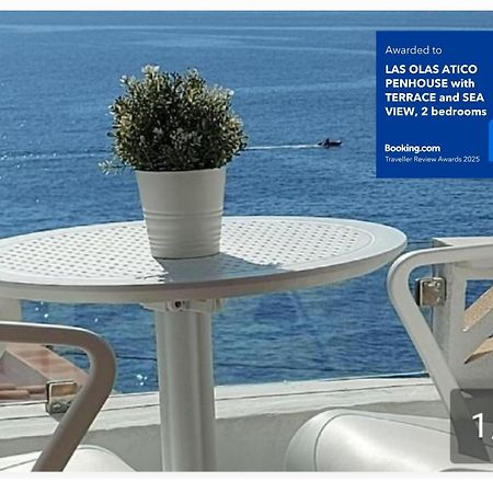 Las Olas Atico Penhouse With Terrace And Sea View, 2 Bedrooms La Caleta  Eksteriør billede