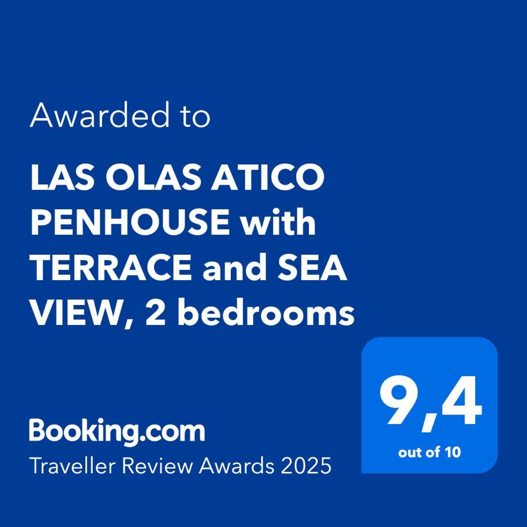 Las Olas Atico Penhouse With Terrace And Sea View, 2 Bedrooms La Caleta  Eksteriør billede